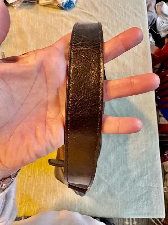 Wilsons Leather Black Hobo Shoulder Bag with Gold Hardware - Picture 7 of 9